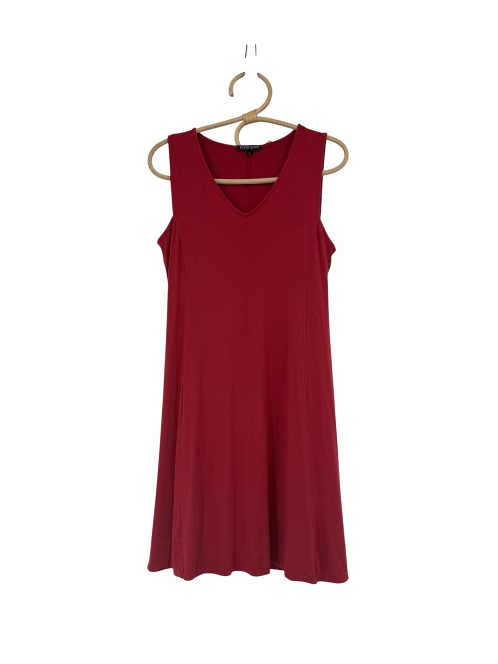 Eileen Fisher V Neckline A Line T Shirt Dress Womens Petite Small Casual Staple - Picture 5 of 13